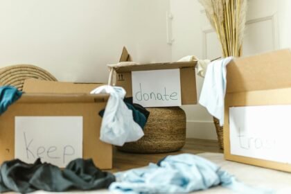 Decluttering space